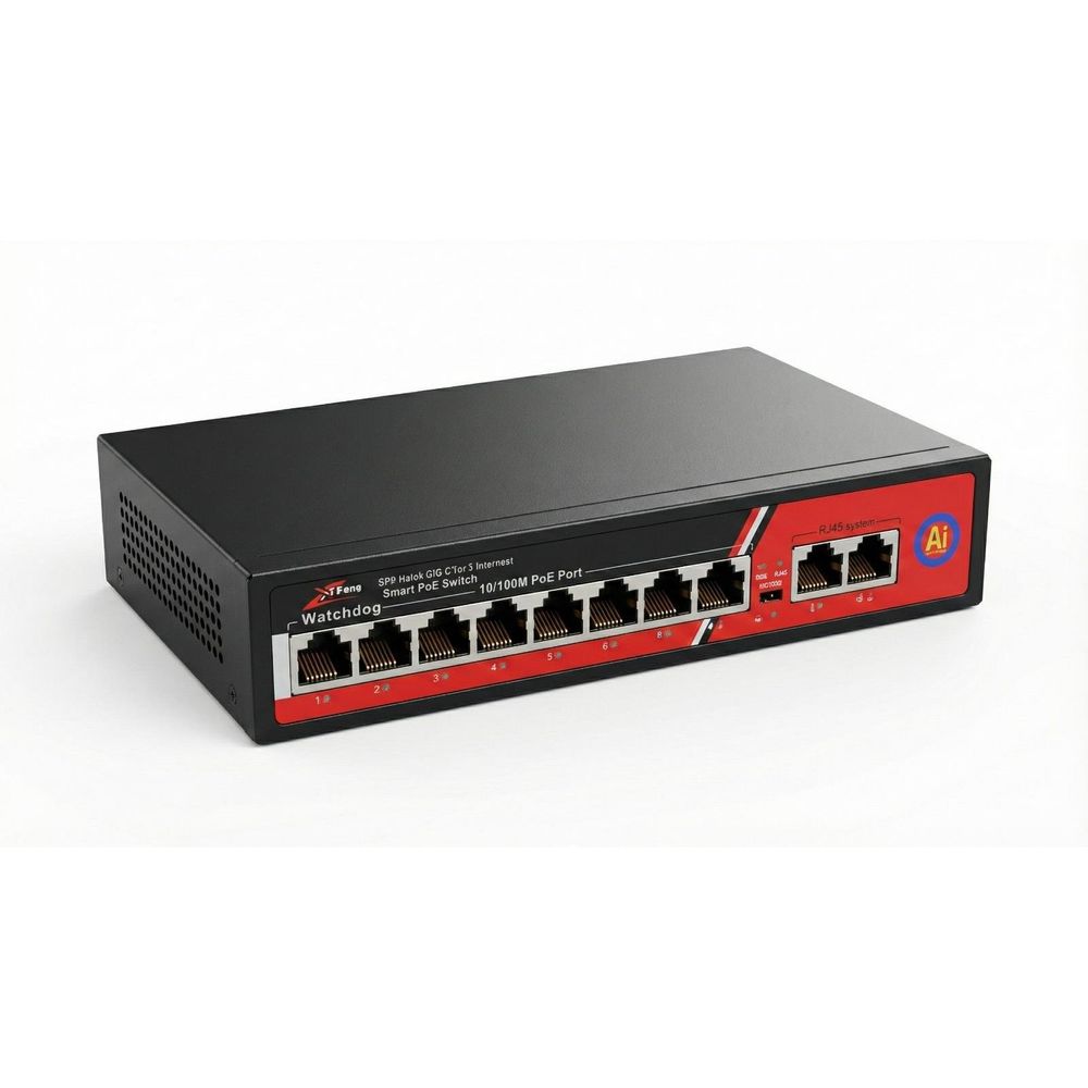Z Tech ZR-1008G 125W 8+2 PoE Switch Fiyatları