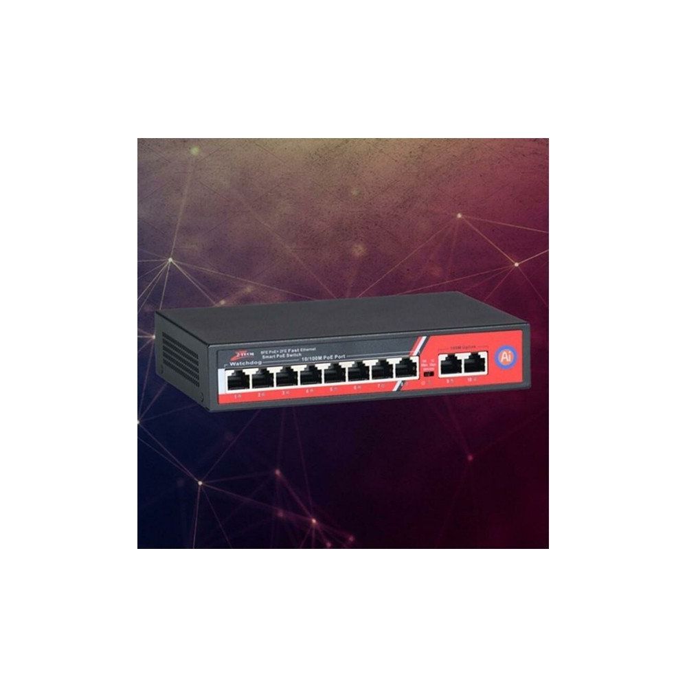 Z Tech ZR-1008G 125W 8+2 PoE Switch Fiyatları
