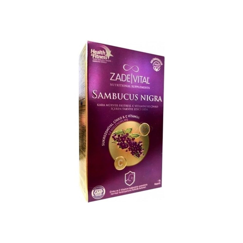 Zade Vital Sambucus Nigra Kara Murver 15 Kapsul Takviye Edici Gida Fiyatlari