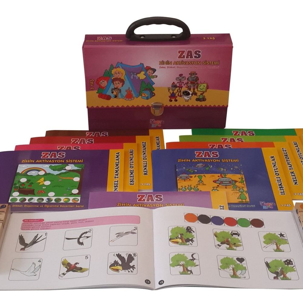 遮那王 Les Garçons-Bonbons 3 DVD セット Zas - Zihin Aktivasyon Sistemi 3 Yaş - kollektif Fiyatları