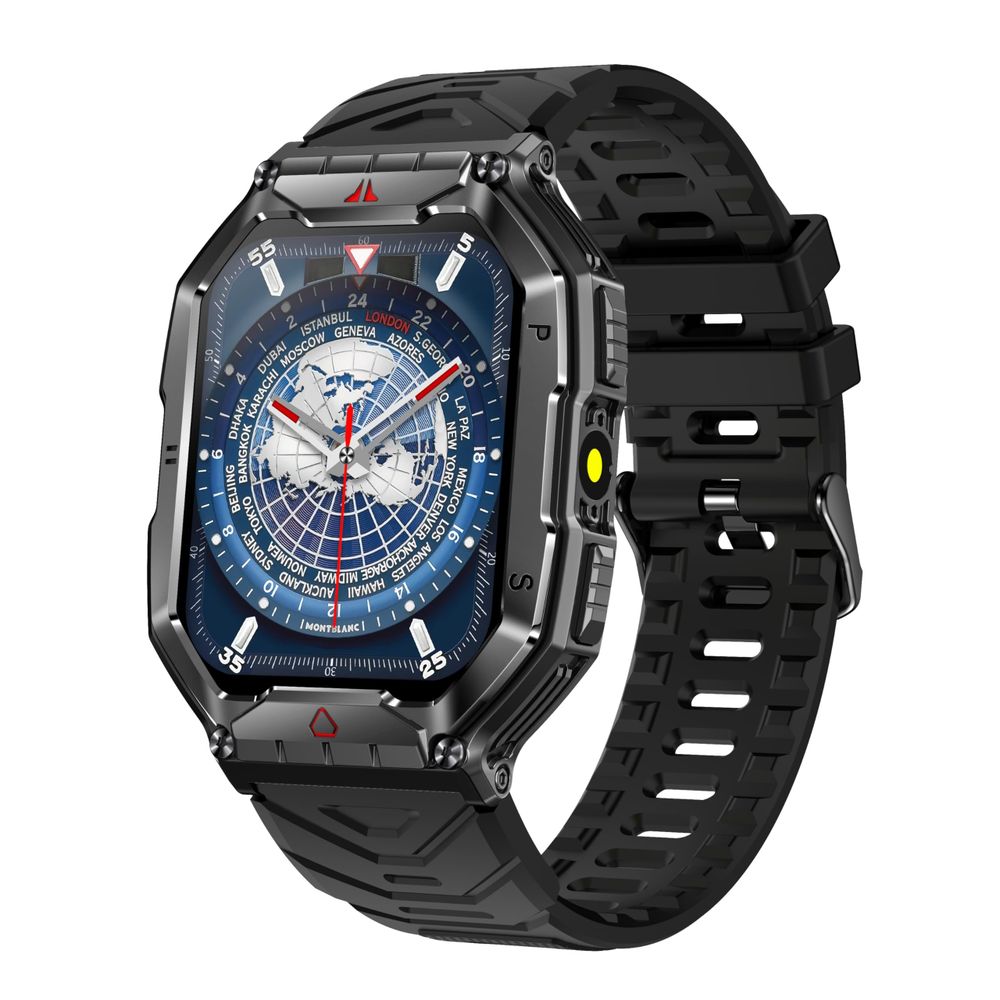 Zcwatch V0623 Outdoor Military Siyah Akıllı Saat