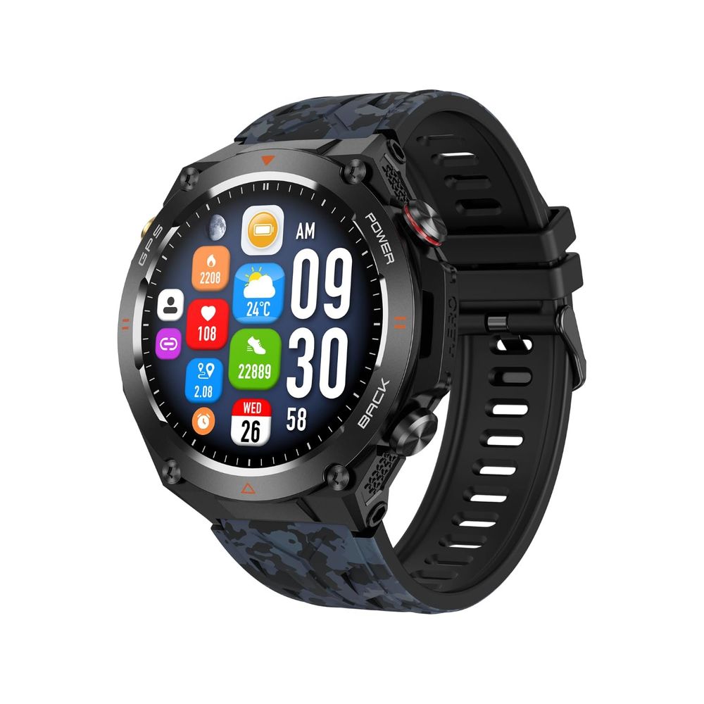 Zcwatch V1024 Kamuflaj Akıllı Saat