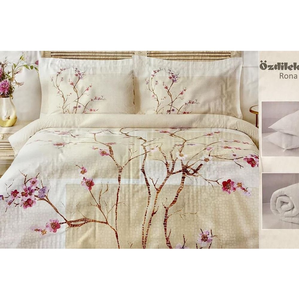 ozdilek rona krem cift kisilik yatak ortusu fiyatlari