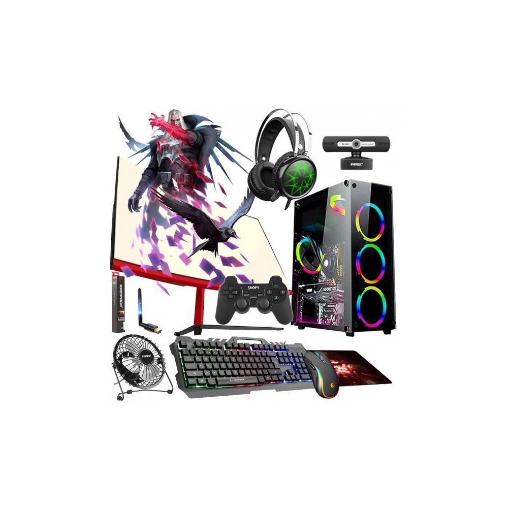 Zeiron GPX80 i5-3470 16GB RAM 256GB + 1TB SSD GTX 1050 Ti Oyun Bilgisayarı