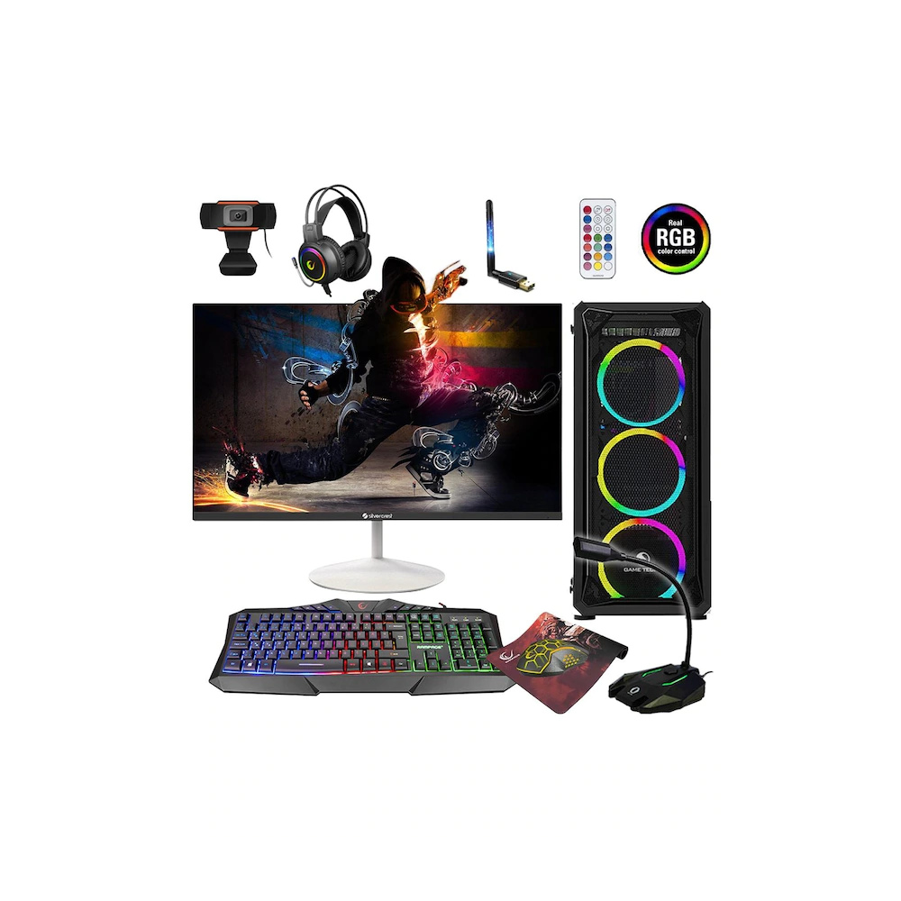 Zeiron KPX25 i5-3470 8 GB Ram 500 GB HDD + 120 GB SSD GT740 24" Curved Masaüstü Oyuncu Bilgisayar