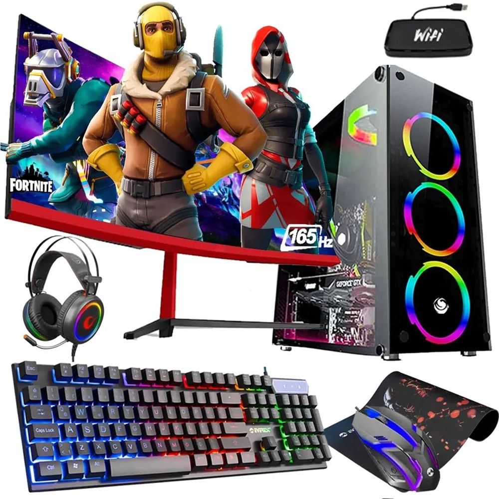 Zeiron Rapid X90 i5-10400F 32GB RAM 256GB + 1TB GTX 1050 Ti 24 inç Oyun Bilgisayarı