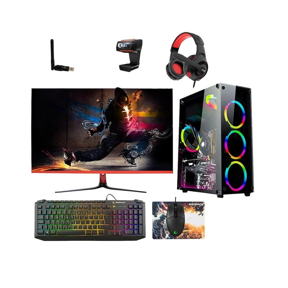 Zeiron RMX60 i5-3470 16GB Ram 240GB SSD 4GB GT 730 FreeDOS 27 inç Monitör Oyun Bilgisayarı