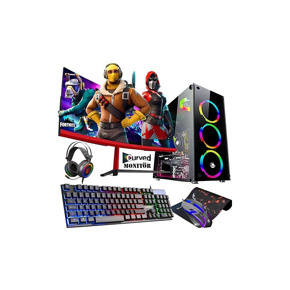 Zeiron SP11 i5-3470 16GB RAM 1TB SSD GTX 1050 Ti FreeDOS 23.8 inç Monitör Oyun Bilgisayarı