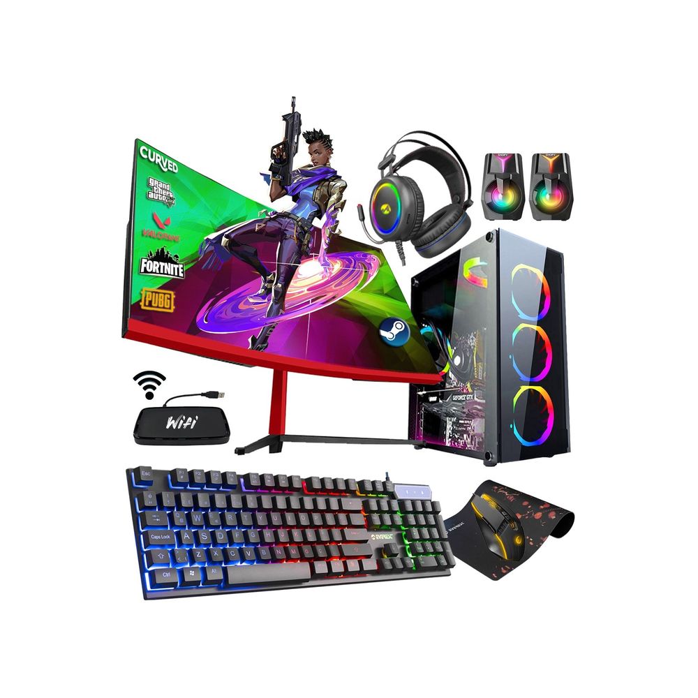 Zeiron TX85 i7-860 8GB RAM 500GB HDD 256GB SSD GT 730 24" Monitör Oyun Bilgisayarı
