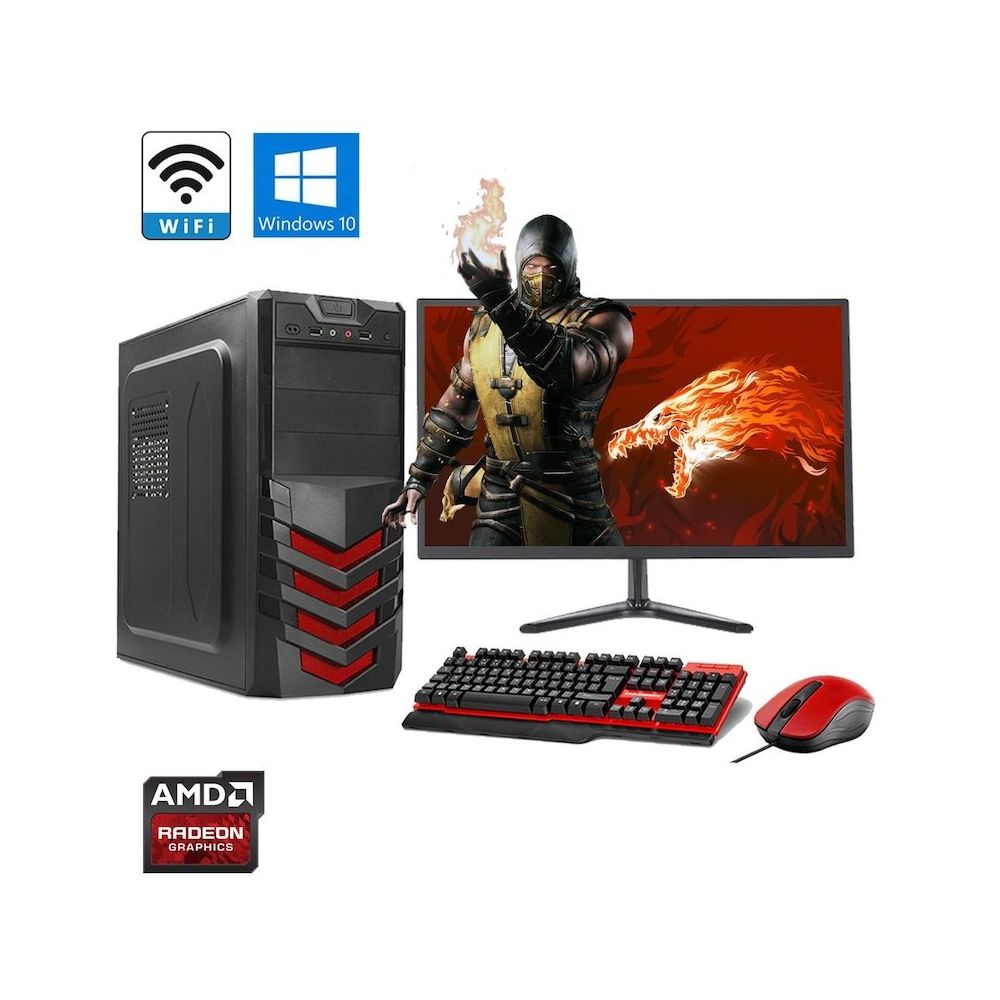 Zeiron ZRN-SX55 i7-860 8GB RAM 240GB SSD 21.5 inç Monitör Oyun Bilgisayarı