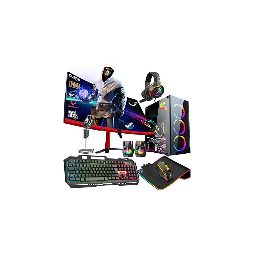 Zeiron ZX50 i5-3470 16GB RAM 320GB HDD 240GB SSD GT 730 FreeDOS 23.8 inç Monitör Oyun Bilgisayarı