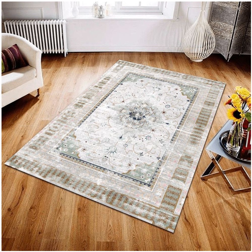 Canel Osmanli Ipek Serisi Modern 3d Lastikli Hali Ortusu Hali Koruyucu 200x290cm 200x300cm 6m2 328094116 Ev Dekoru Halilar Hali