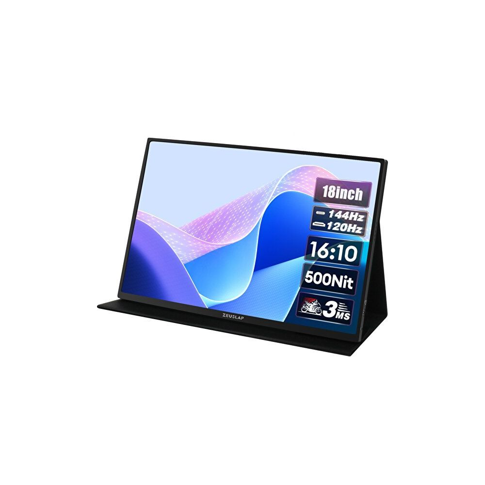 Zeuslap Z18K 18 inç 144Hz Dokunmatik Taşınabilir Monitör