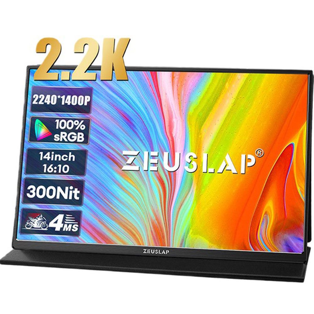 Zeuslap ZL14K 14 inç 60Hz 4ms Taşınabilir Monitör