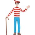 NJ Croce Wheres Waldo Bükülebilir Aksiyon Figürü