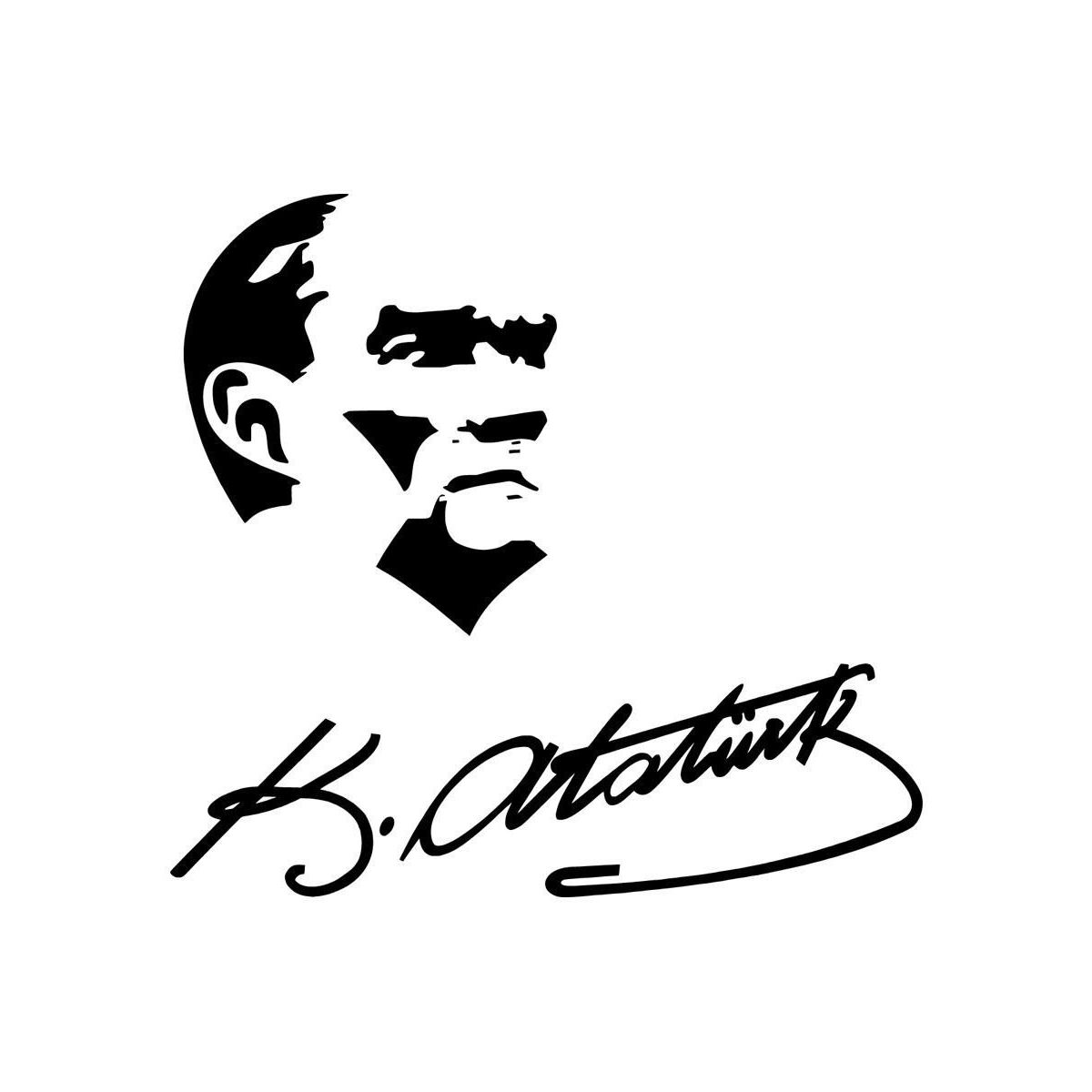Atatürk Imza Sticker Fiyatları