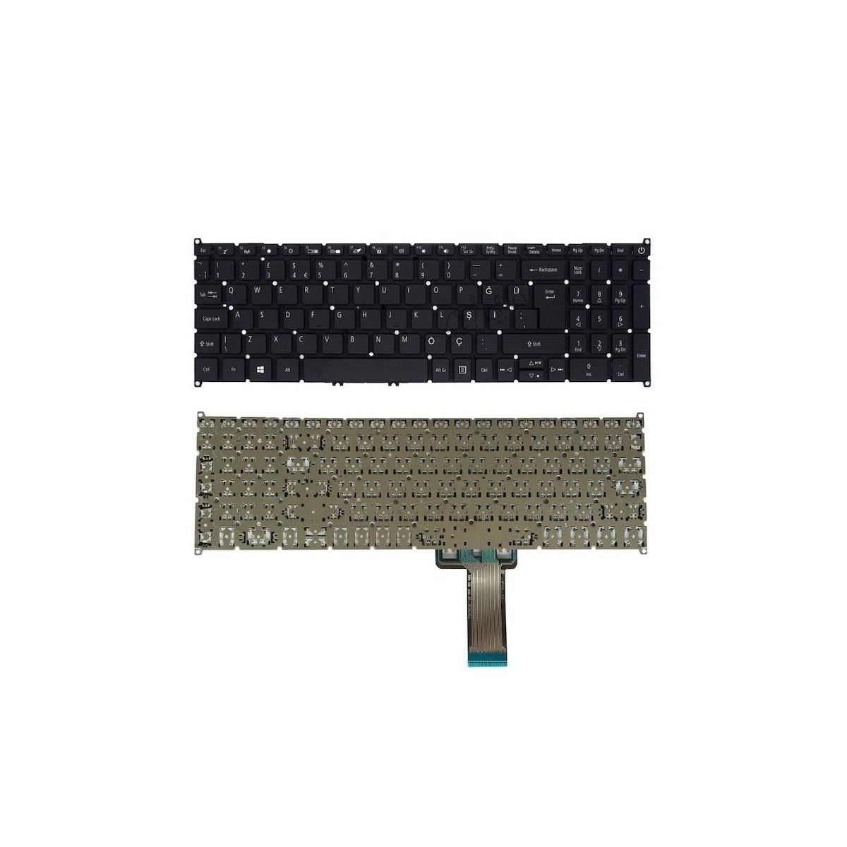 Acer Aspire 3 A315-57 A315-58 Siyah Türkçe Klavye Fiyatları ve Özellikleri