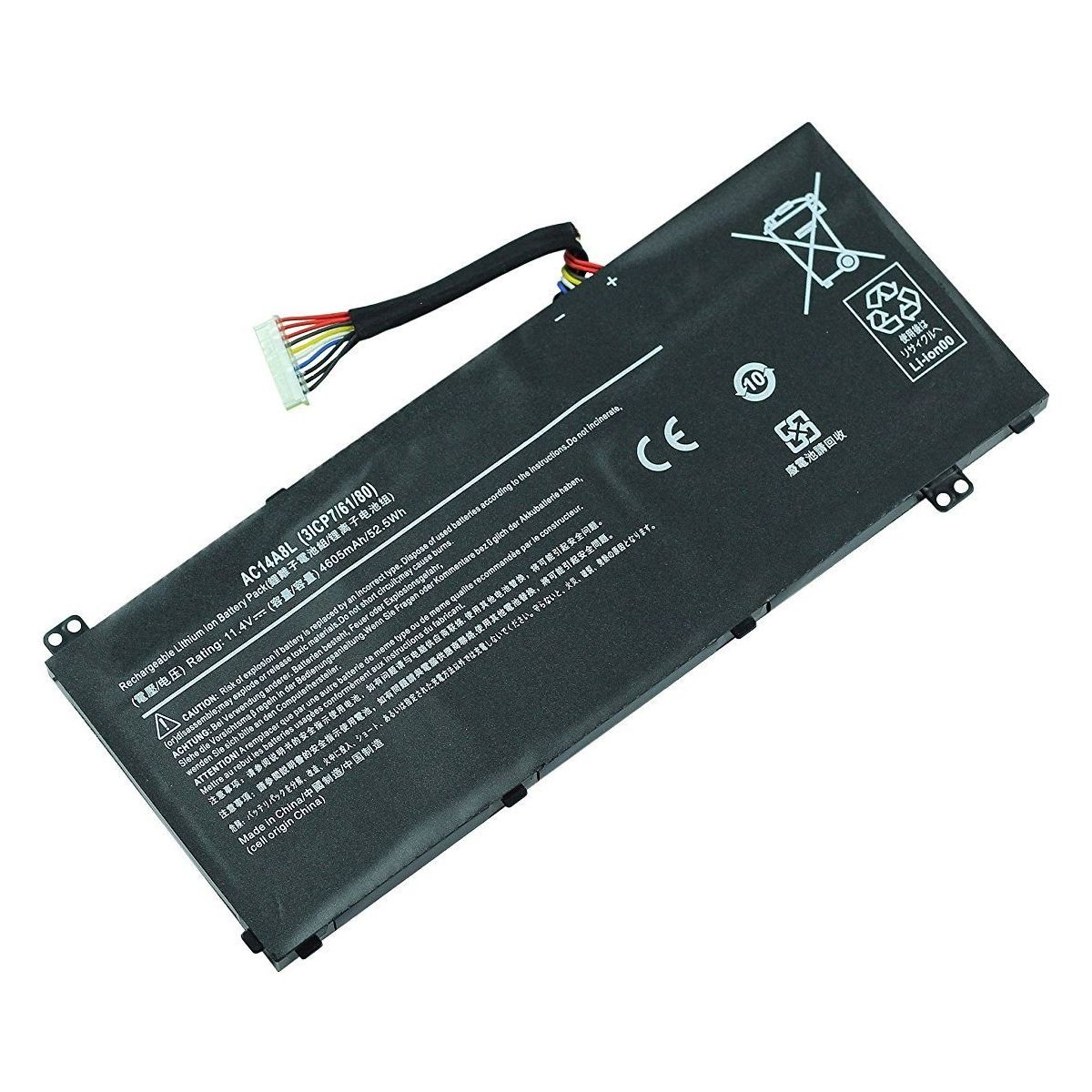 Acer Aspire VN7-571G VN7-791G AC14A8L V15 V17 Uyumlu Notebook Batarya ...