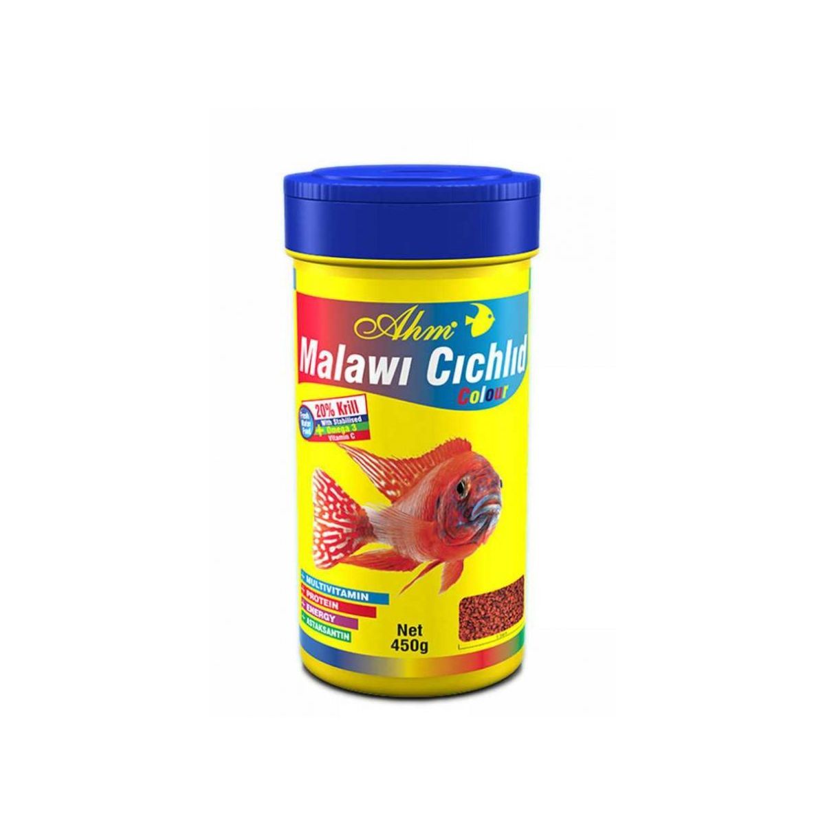 Ahm Malawi Cichlid Granulat Colour 100 ml Balık Yemi Fiyatları