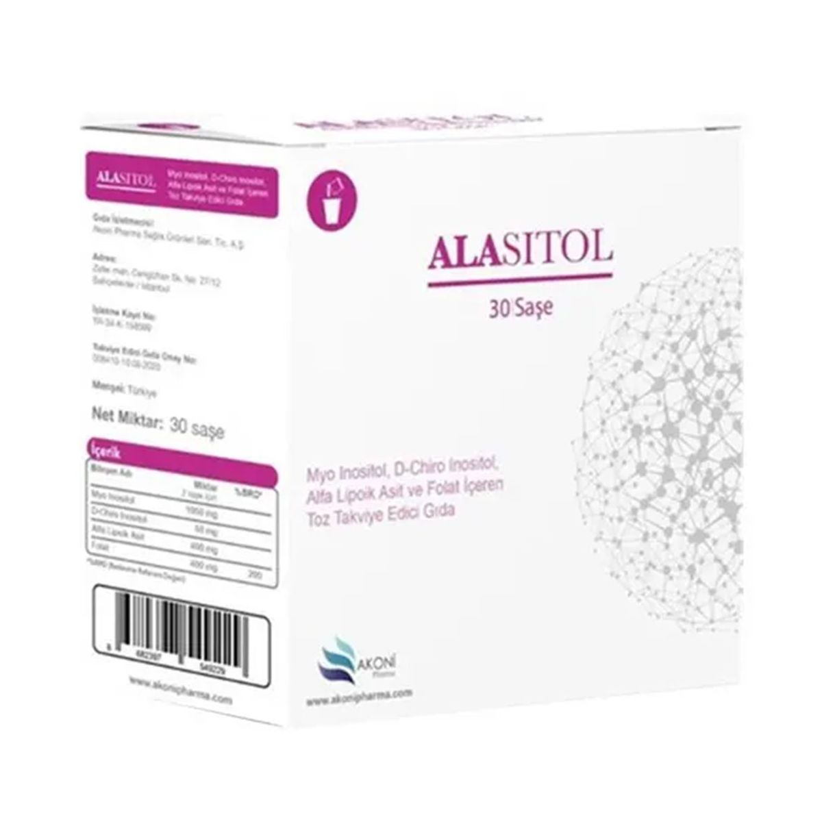 Akoni Alasitol 30 Saşe Fiyatları