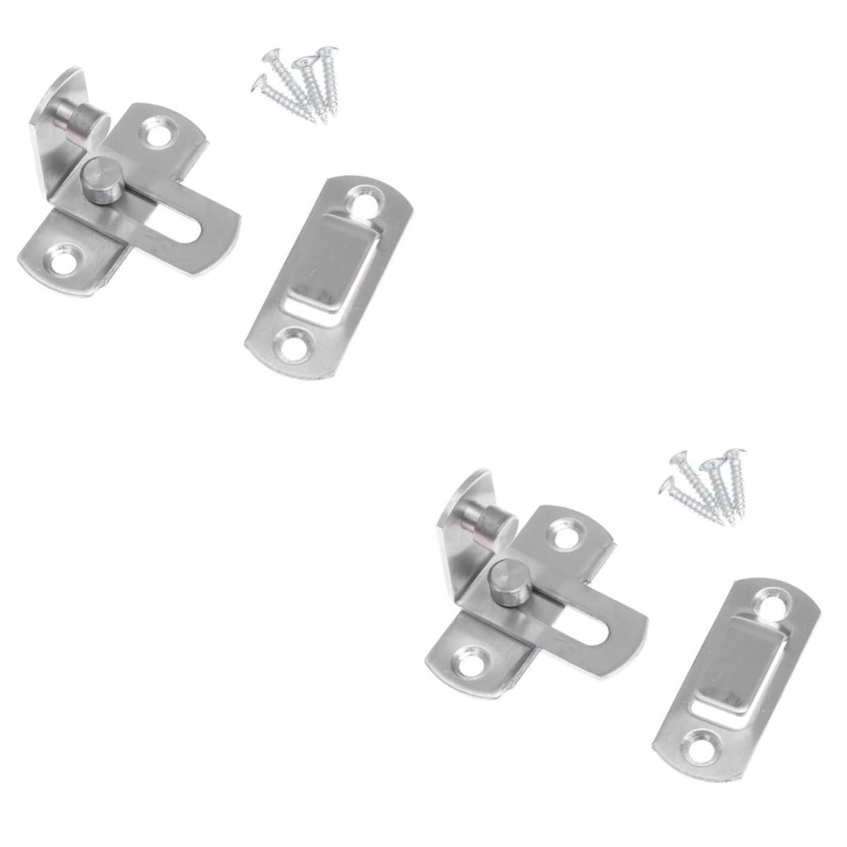 Angoily 1 Set Barn Door Lock Hooks Screen Door Hook and Eye Latch Sliding  Lock Wooden Door Sliding Doors