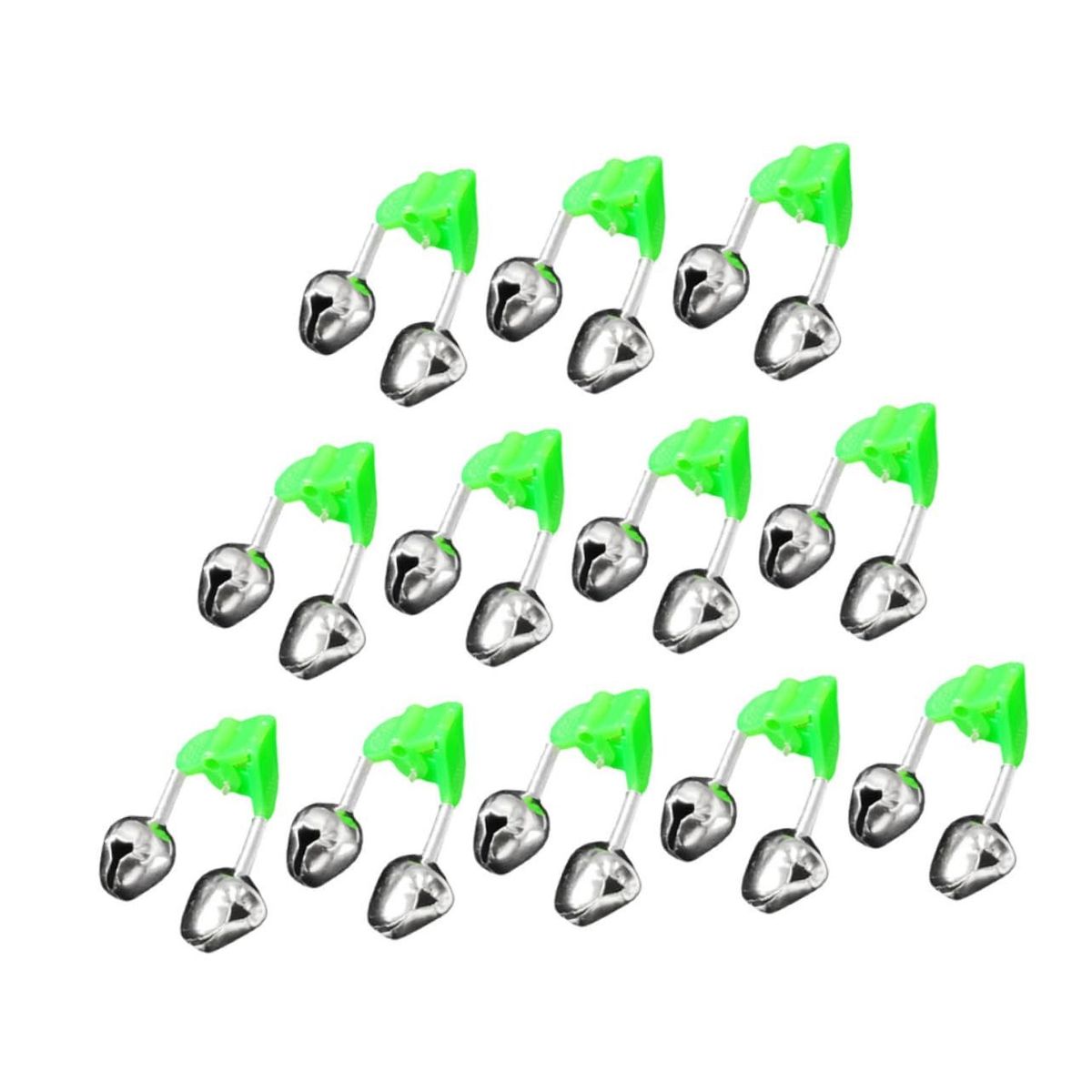  BESPORTBLE 24 pcs Fishing Bell Fishing bite Alarm Bell