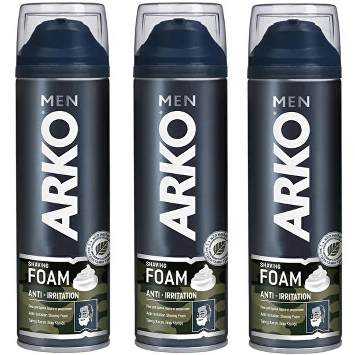 Arko Men Anti Irritation 3x200 ml Tıraş Jeli Fiyatları ve Özellikleri