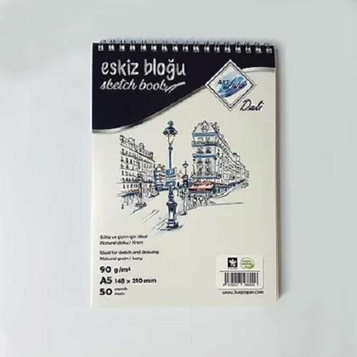 Art Liva 5794812 Dali 90 gr A5 50 Yaprak N:SD-601 Eskiz ve Çizim