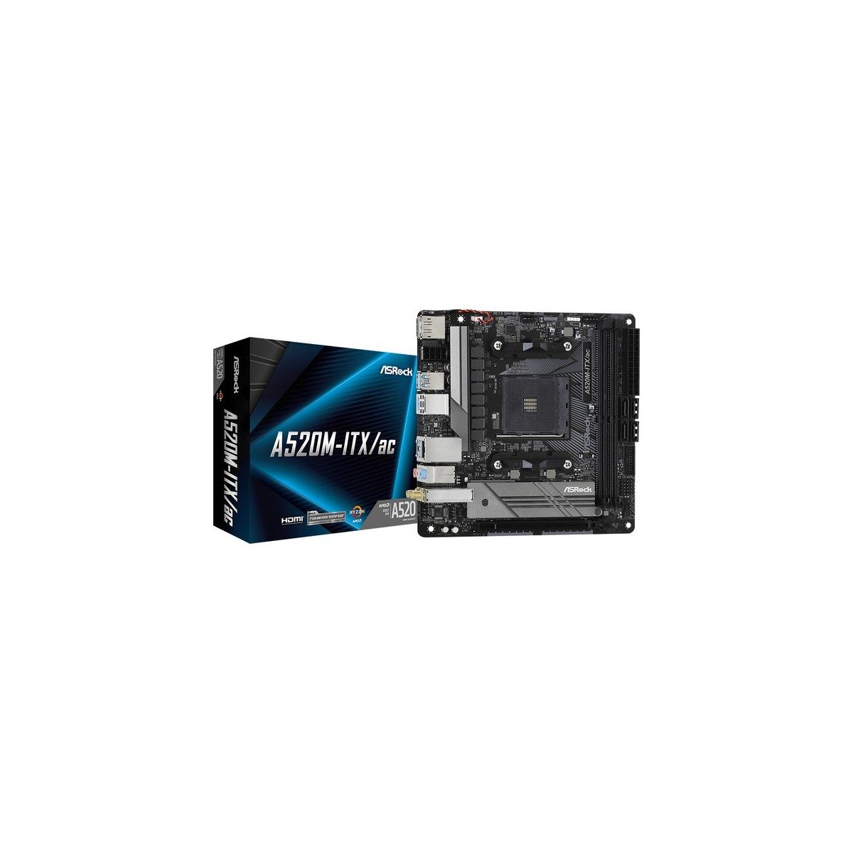 ASRock 聞き取っ A520M-ITX/ac 5700x セット