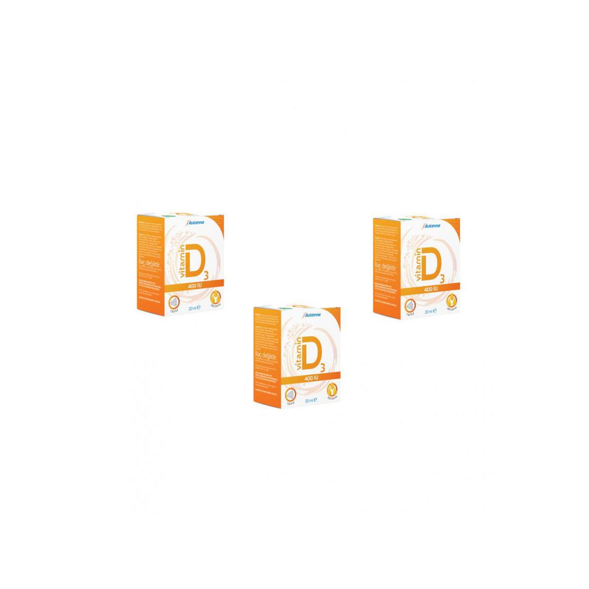 Avicenna Vitamin D3 400 IU 3x20 ml Sprey Fiyatları