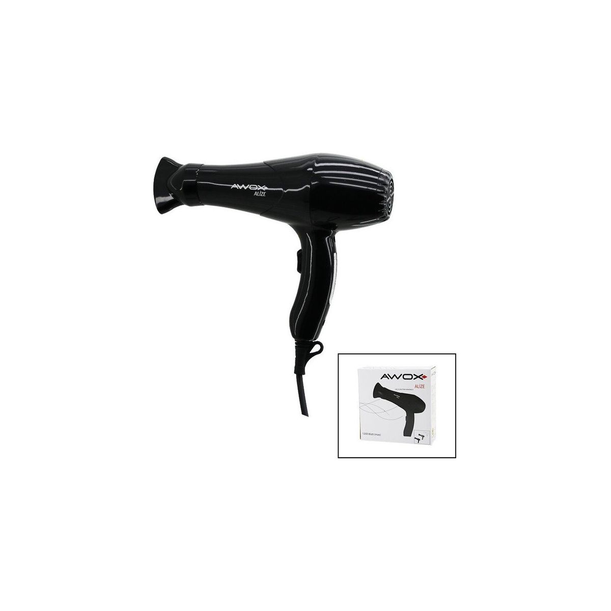 awox-alize-siyah-sac-kurutma-