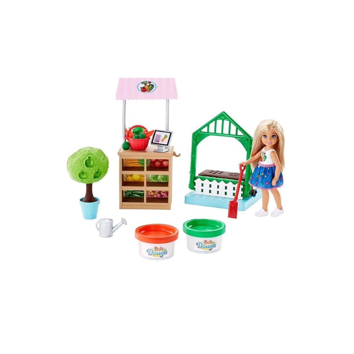 Barbie Frh75 Barbie Frh75 Chelsea Mini Doll Set With Vegetable