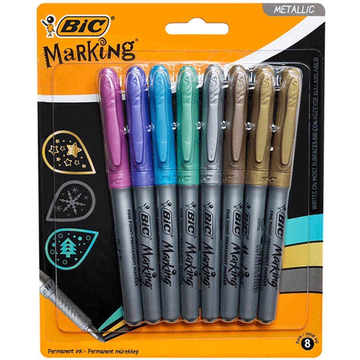 Bic Marking Color 8 li Blister Metalik Renkler Fiyatları