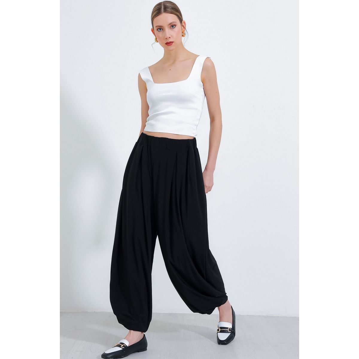 Pantalon large 2019 sale