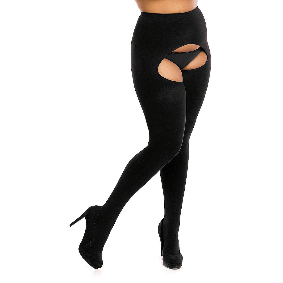 Külotlu çorapda BBW