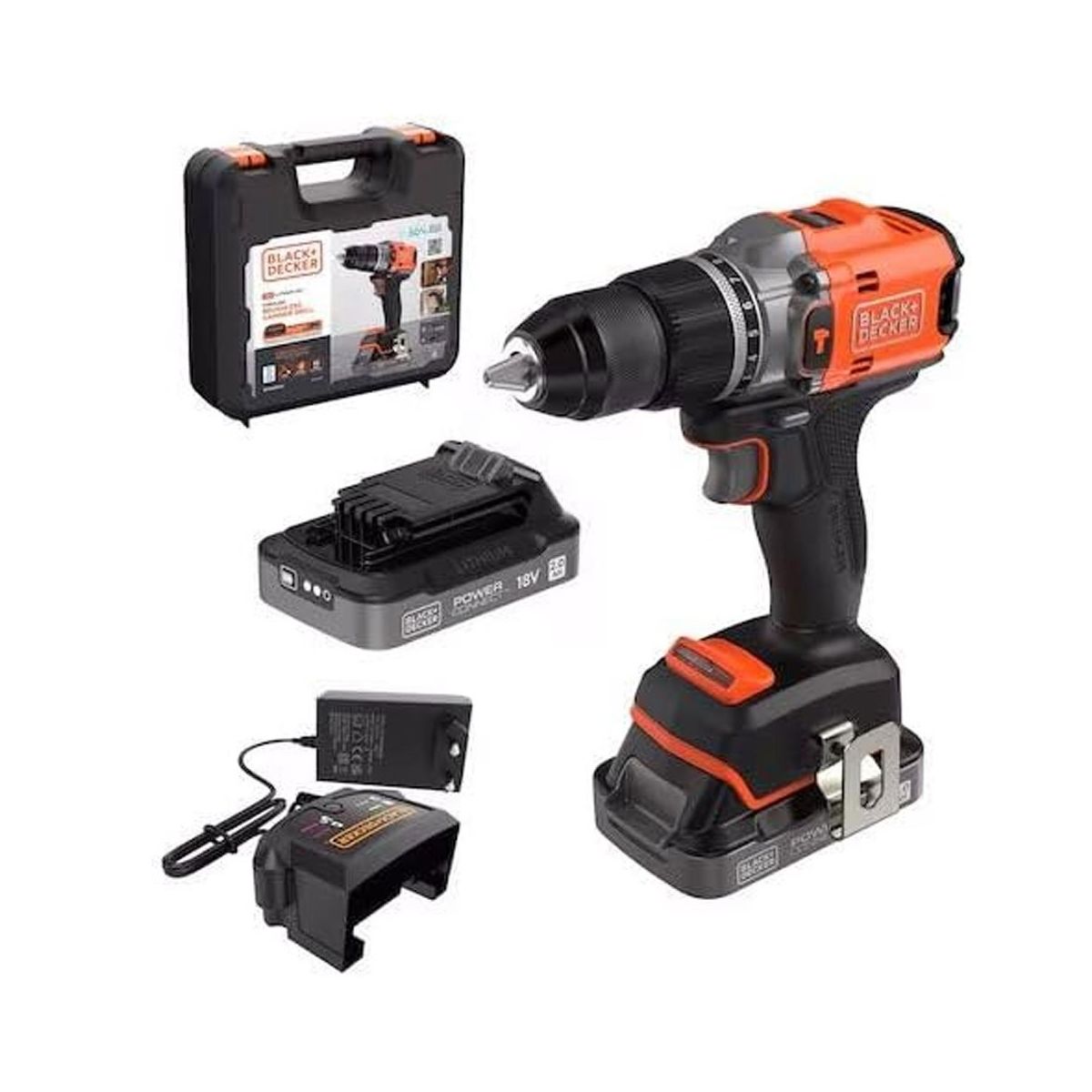 Black & Decker BLD683D2XK-QW 18 V Kömürsüz Darbeli Matkap Fiyatları