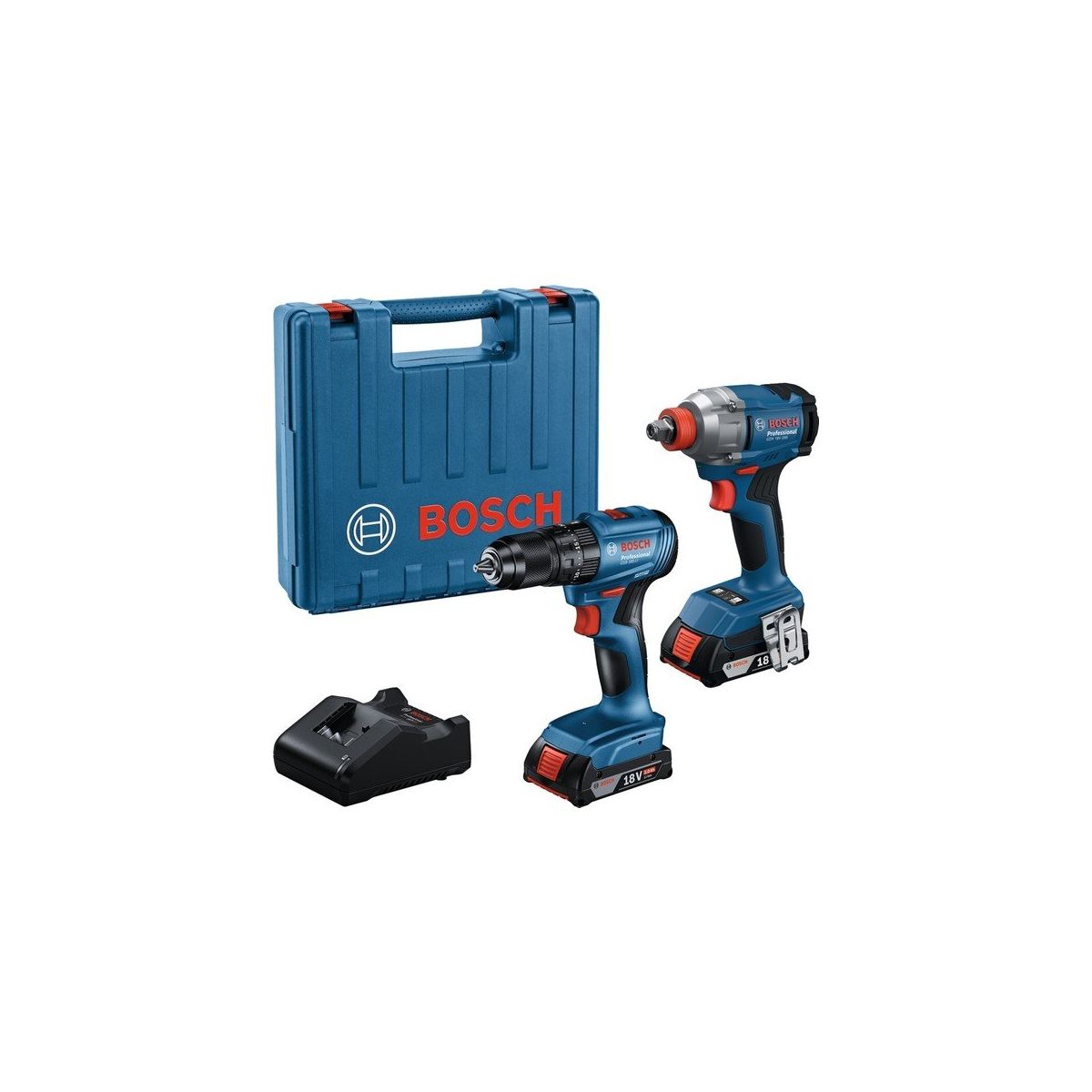Bosch 06019N2124 GDX 18V-285+GSB 185-LI 2'li Somun Sıkma ve
