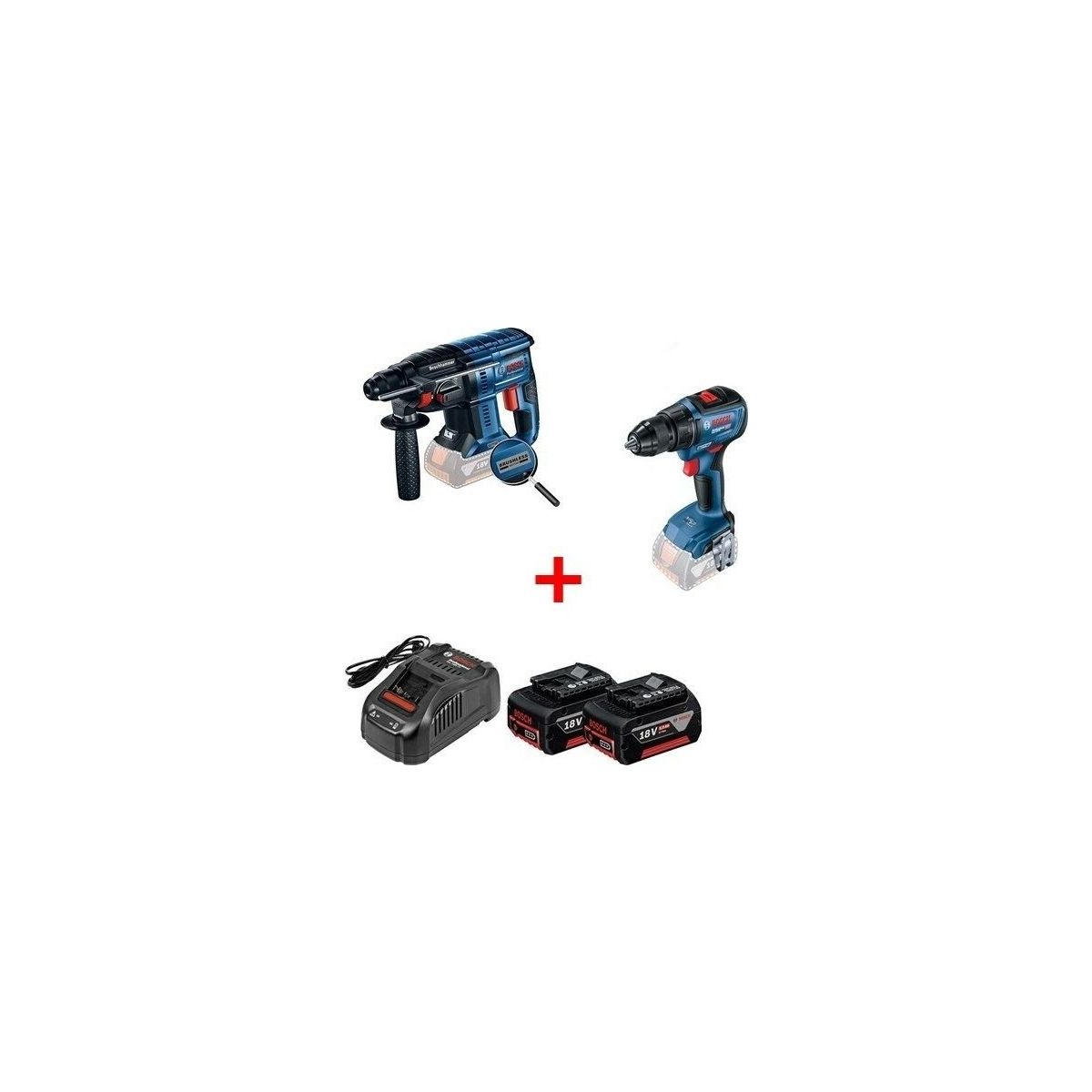 Bosch GSR18V28 18v 2x5.0Ah Li-Ion Drill/Driver Kit