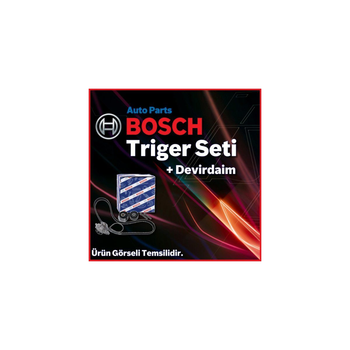 Bosch Renault Clio II 1.4 1.6 1998-2005 Benzin Devirdaimli Triger Seti ...