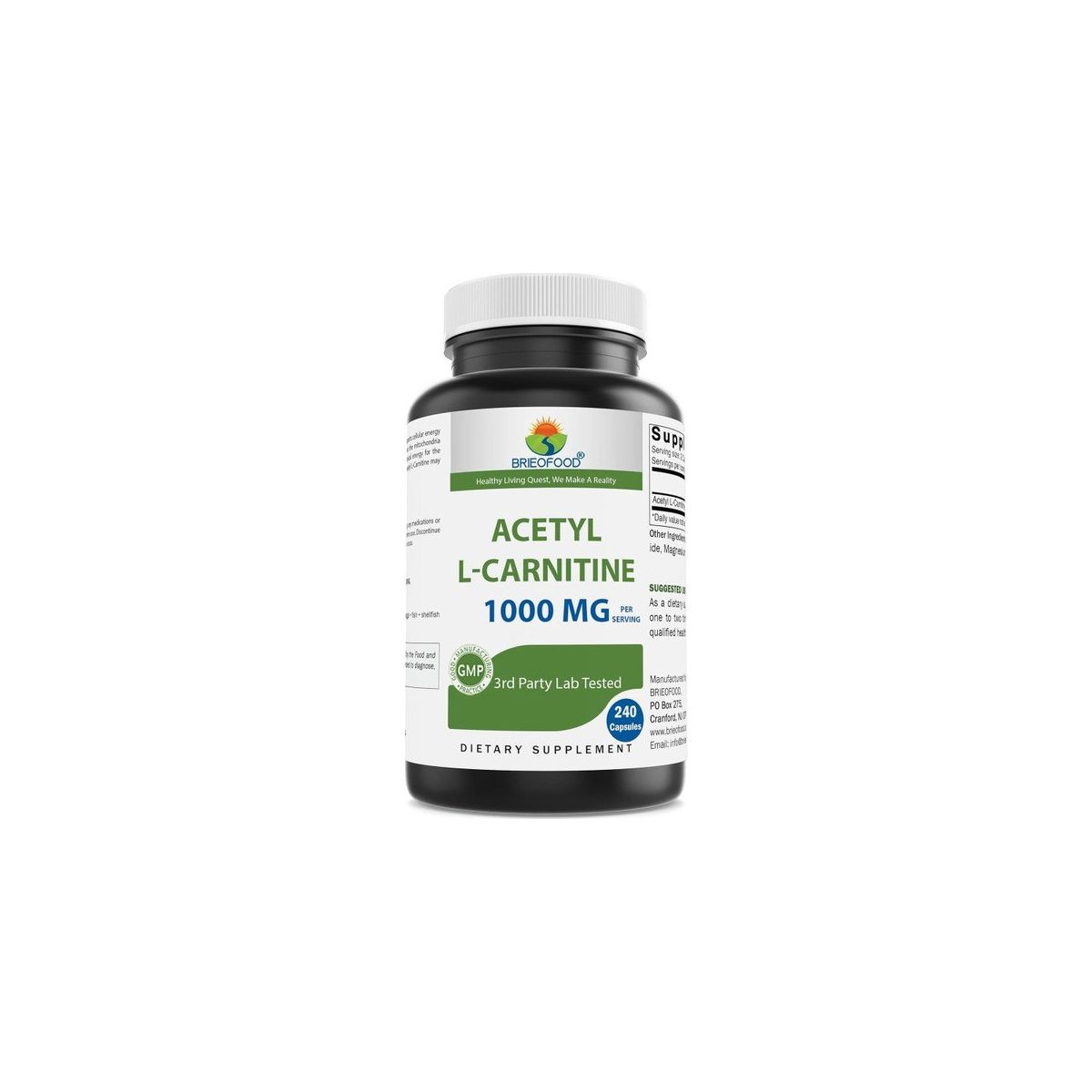 Brieofood Acetyl L-Carnitine 1000mg