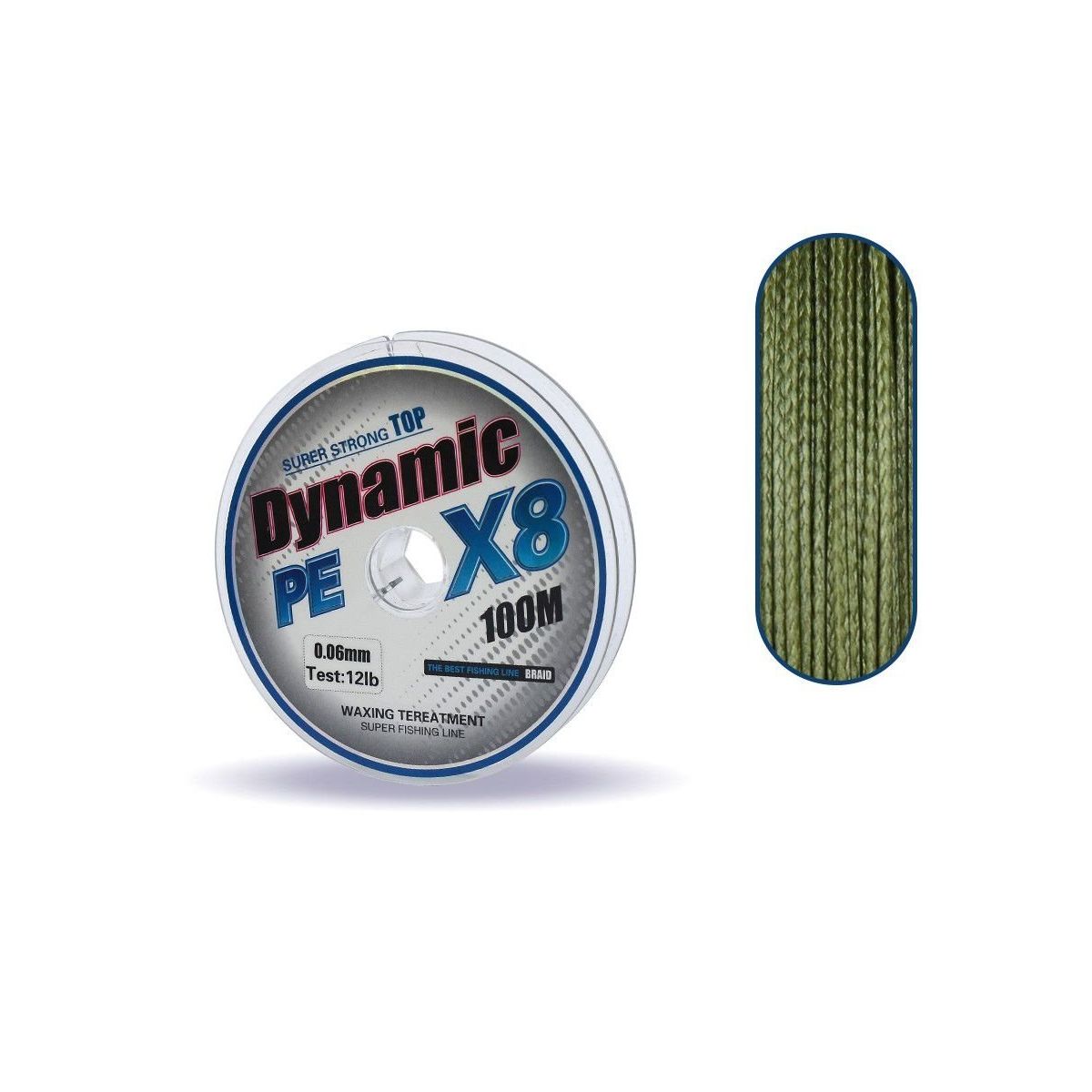 SpiderWire DURABRAID Green braided fishing line 150 Yards - 135mt