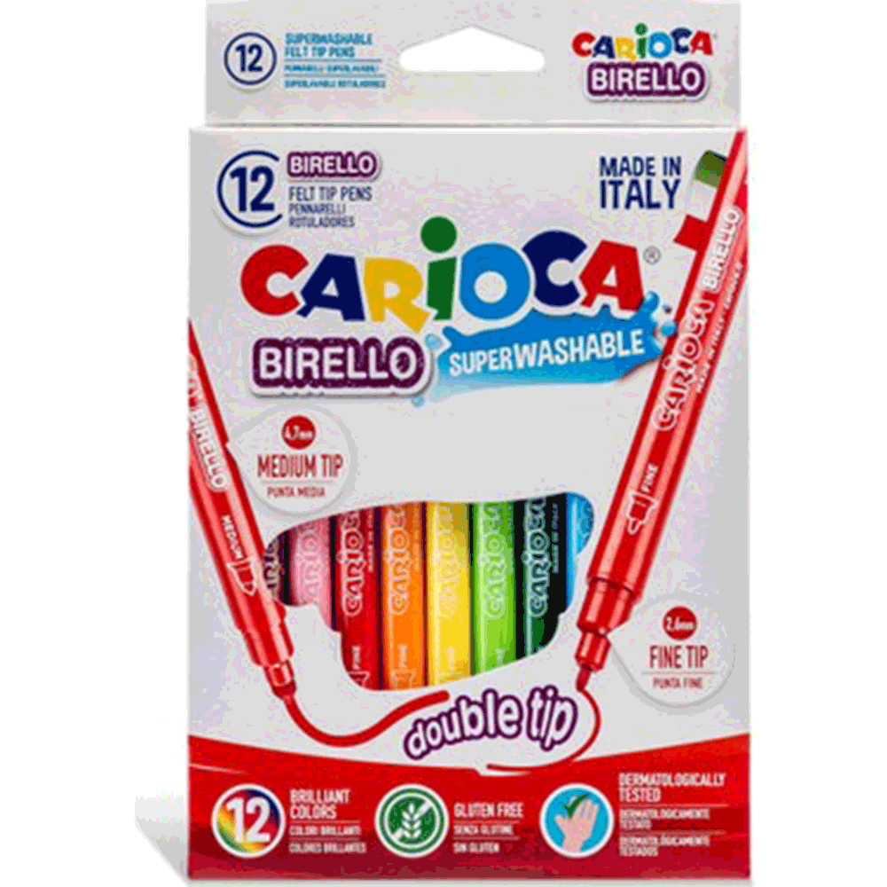 Carioca Jumbo Baby Super Washable Felt Tip Crayons Pack of 12 - Trendyol