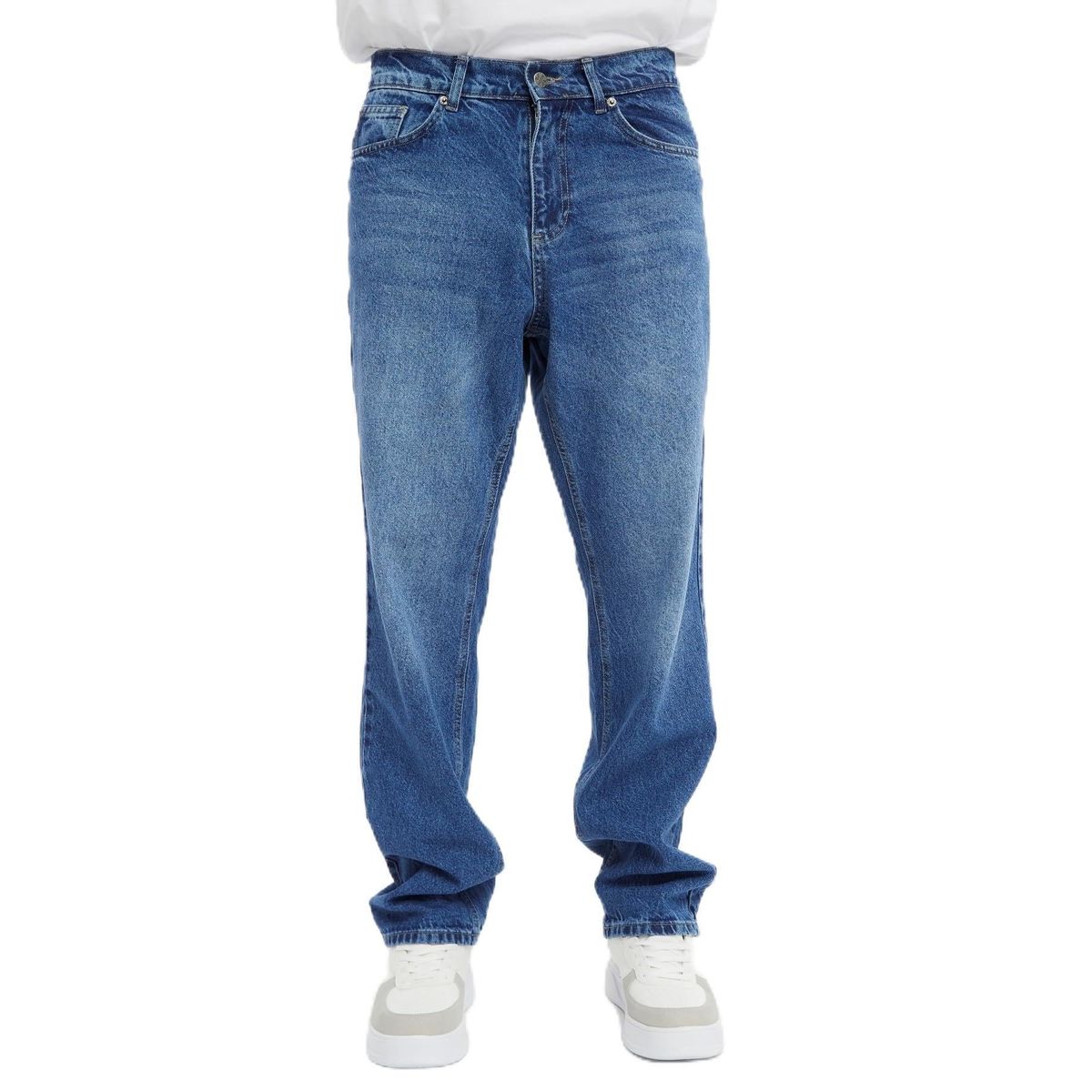 CEDY DENIM Baggy jeans voor heren, regular fit, stretch jeansbroek, rechte snit, lange streetwear broek CD346, lichtblauw, 30W / 32L CEDY DENIM Baggy jeans voor heren, regular fit, stretch jeansbroek, rechte snit, lange streetwear broek CD346, lichtblauw, 30W / 32L