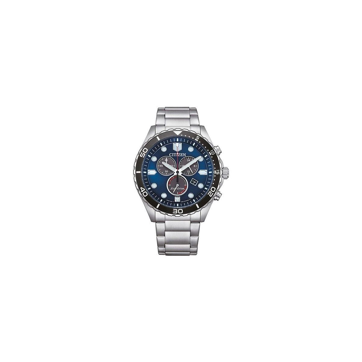 Citizen Citizen Sport Chrono AT2560-84L Orologio Da Uomo Con Sfondo Blu In Acciaio At256084l