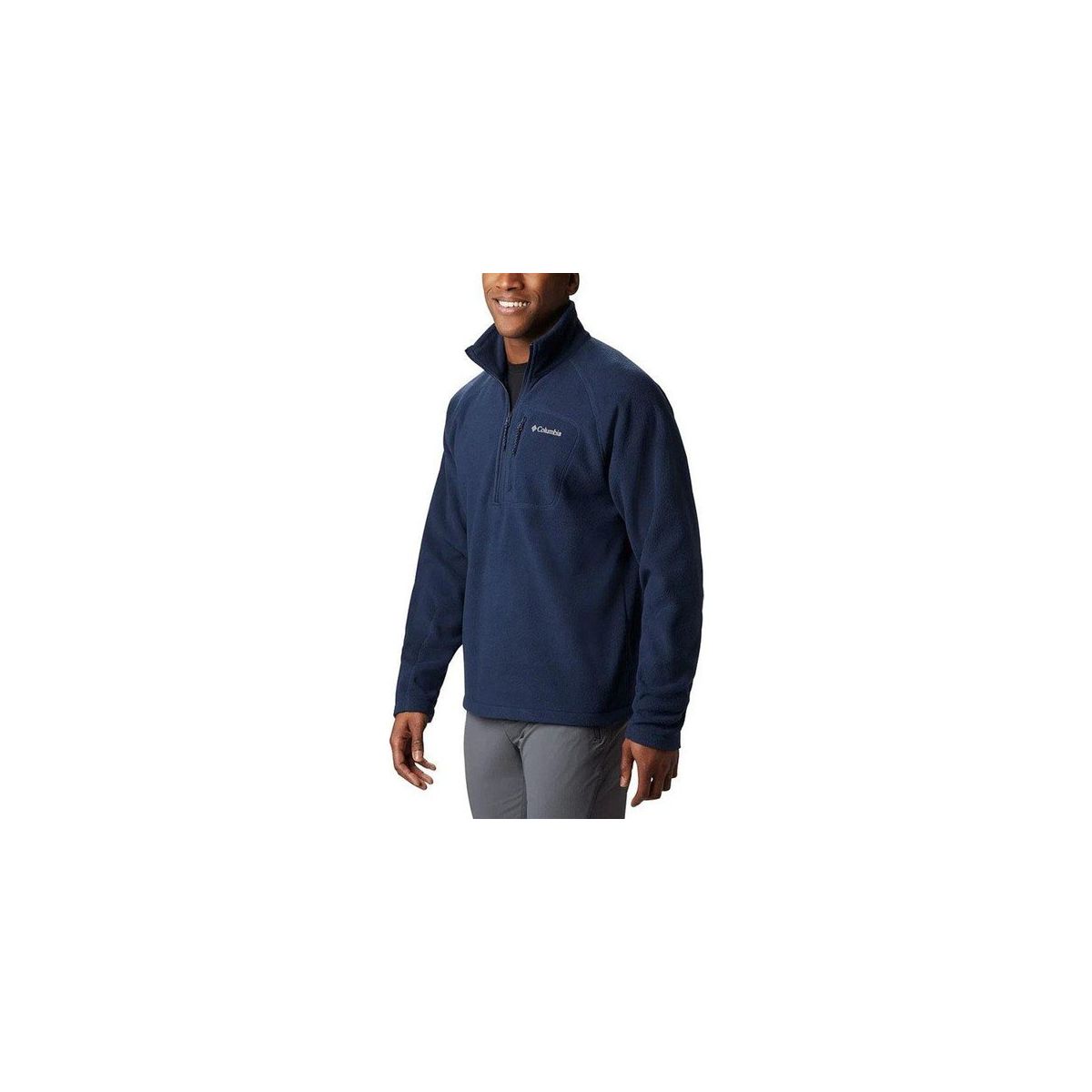 Columbia XM6410 Mavi Fast Trek III Half Zip Fleece Erkek Polar