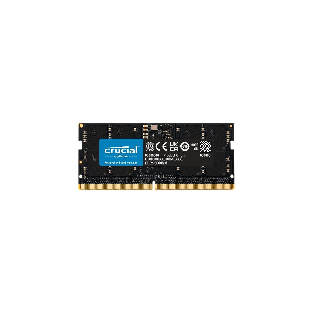 Crucial 16GB Ddr5 4800 Sodımm CL40 (16GBIT) CT16G48C40S5 Notebook