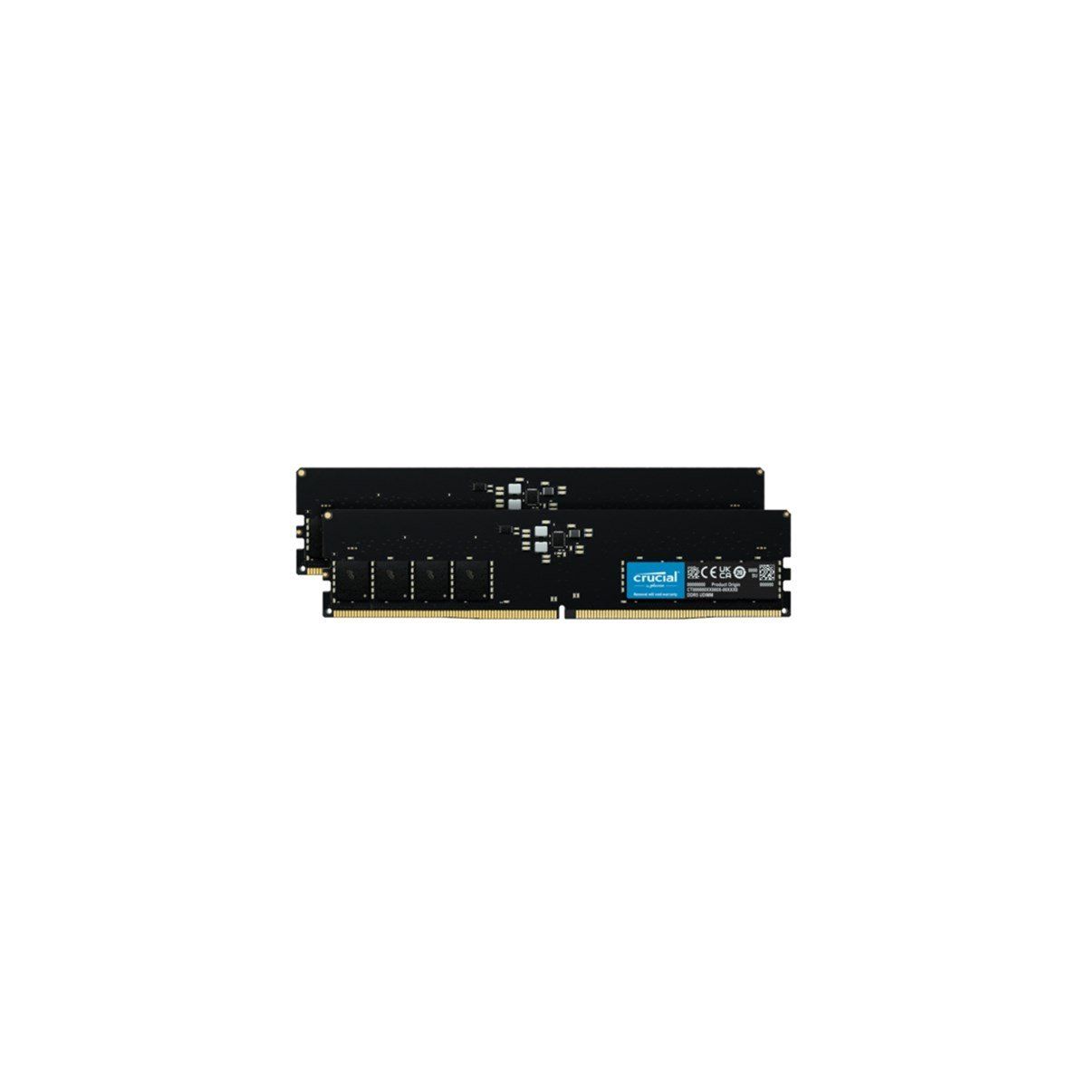 Crucial CT2K16G48C40U5 2x16 GB 4800 MHz DDR5 CL40 UDIMM Masaüstü