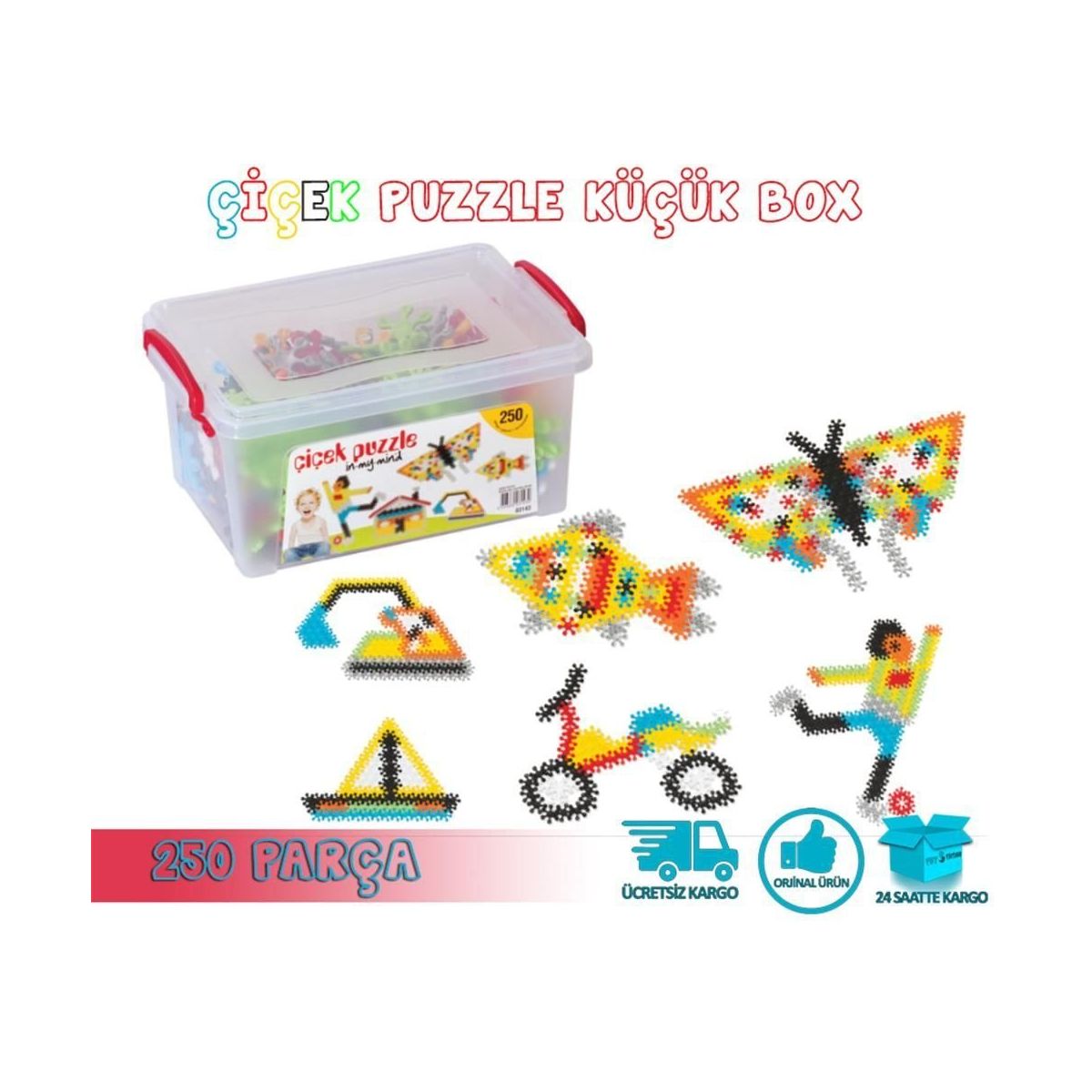 Dede 3143 250 Parça Çiçek Puzzle Küçük Box Fiyatları