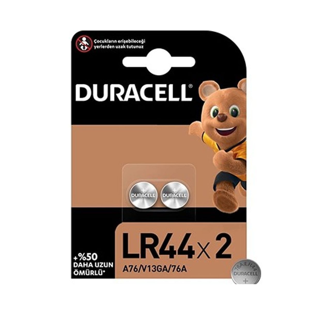 Duracell LR44 A76 1.5V 2'li Alkalin Pil Fiyatları ve Özellikleri