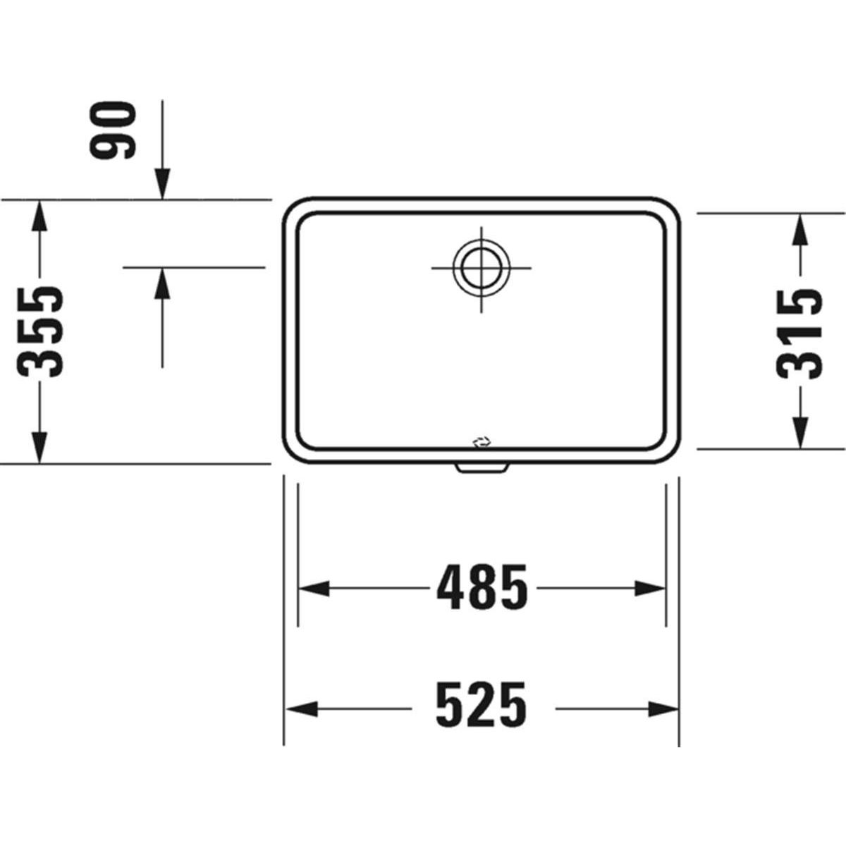 Duravit 0330480000 Vero 48 cm Tezgah Altı Lavabo Fiyatları